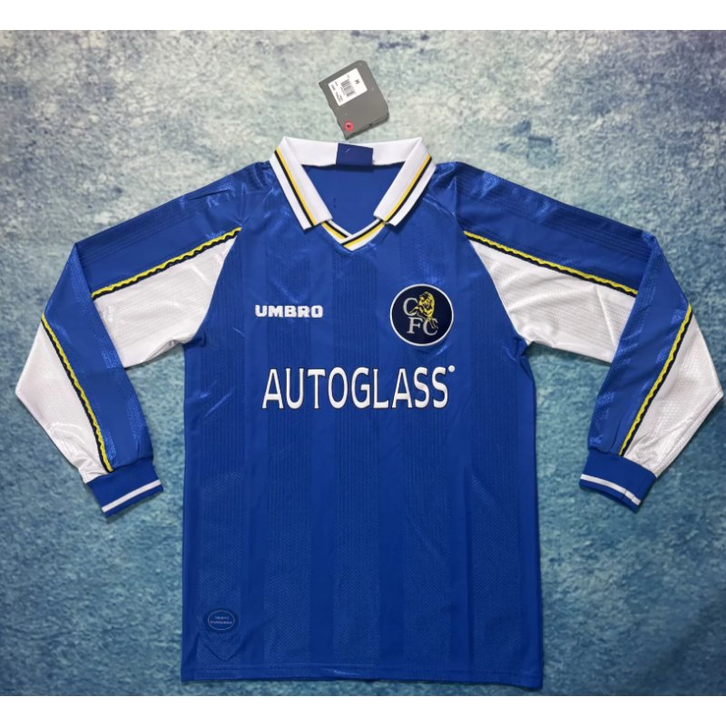 Chelsea Retro Manga Larga Local 97-99 Chelsea Retro Manga Larga Local 97-99