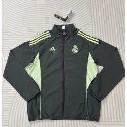 Real Madrid Cortavientos Verde Oscuro 25-26