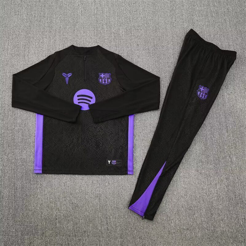 Barcelona Chandal Entrenamiento Negro Morado 25-26 Barcelona Chandal Entrenamiento Negro Morado 25-26