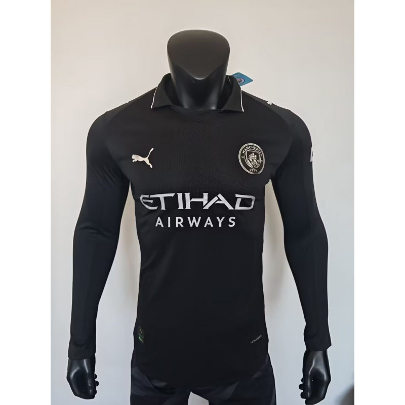 Manchester City Manga Larga Player Version Visitante 25-26 Manchester City Manga Larga Player Version Visitante 25-26