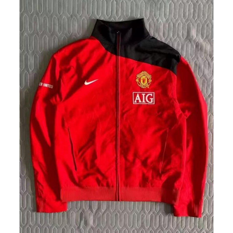 Manchester United Cortavientos Retro Rojo Manchester United Cortavientos Retro Rojo