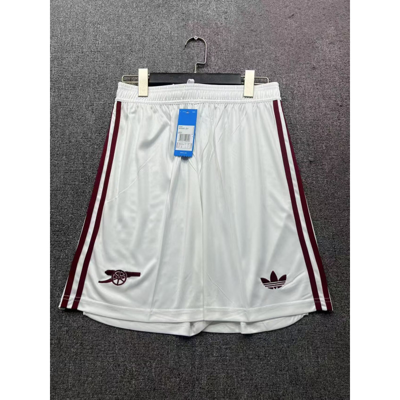 Arsenal Pantalon Corto Tercera Blanco 25-26 Arsenal Pantalon Corto Tercera Blanco 25-26