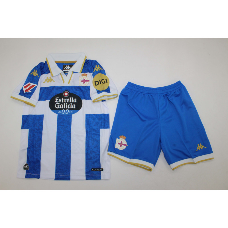 Deportivo de La Coruña KIT NIÑO Local 25-26 Deportivo de La Coruña KIT NIÑO Local 25-26