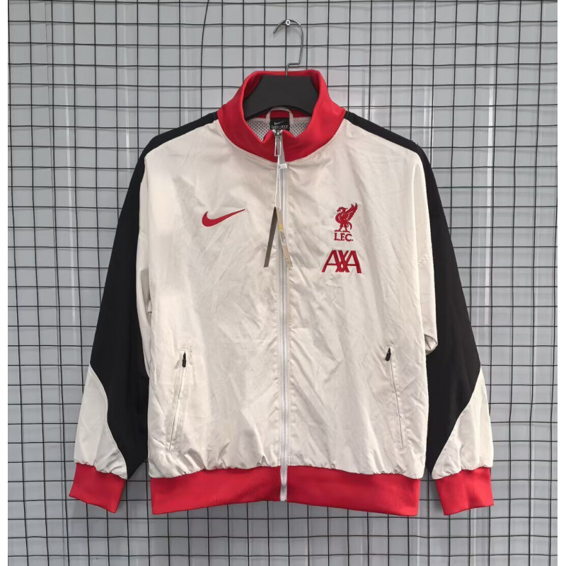 Liverpool Cortavientos Blanco Negro Rojo Liverpool Cortavientos Blanco Negro Rojo