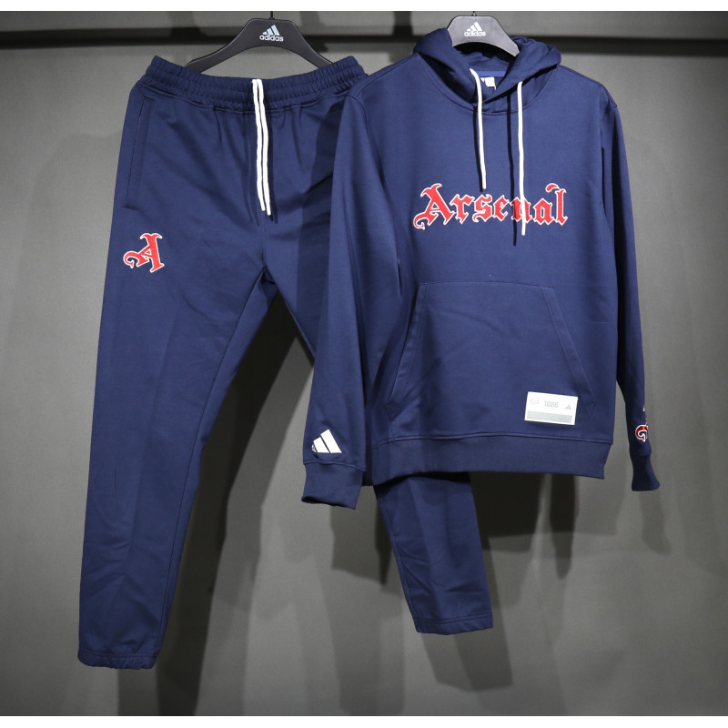 Arsenal Chandal Capucha Azul Oscuro 25-26 Arsenal Chandal Capucha Azul Oscuro 25-26