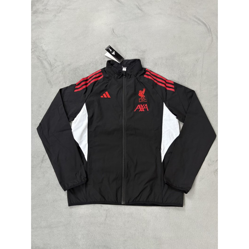 Liverpool Cortavientos Negro Rojo Liverpool Cortavientos Negro Rojo