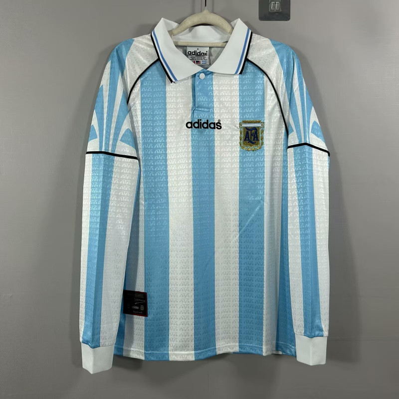 Argentina Retro Manga Larga Local 96-97 Argentina Retro Manga Larga Local 96-97