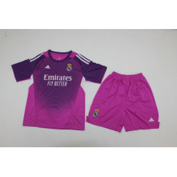 Real Madrid KIT NIÑO Portero Morado 25-26