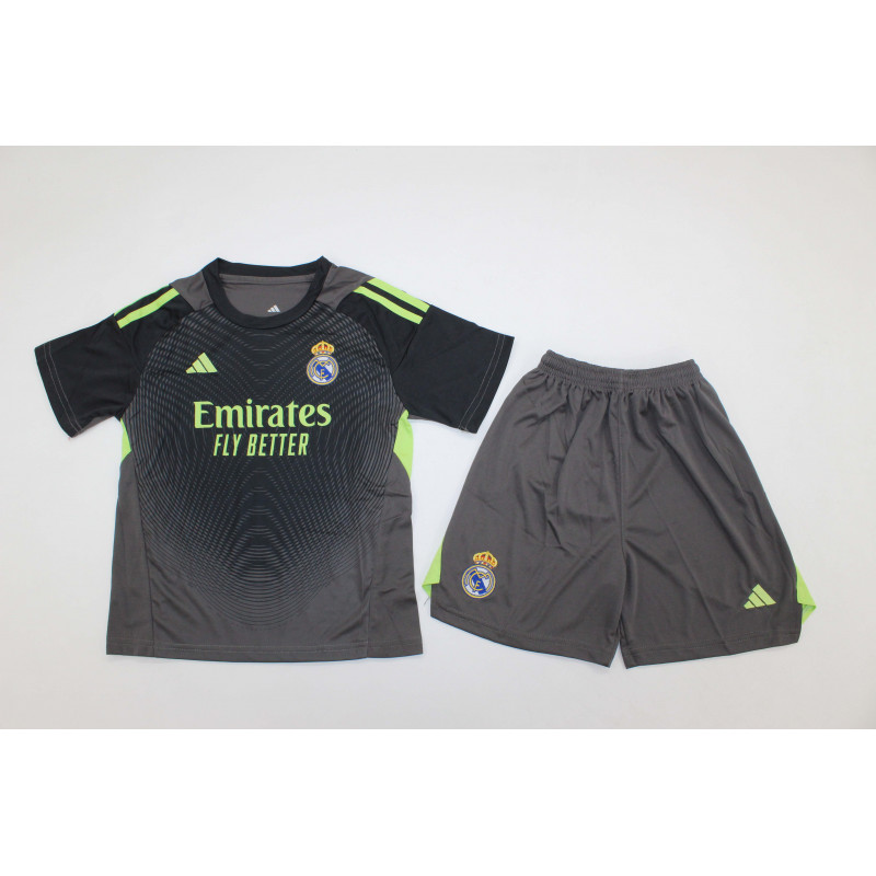 Real Madrid KIT NIÑO Portero Gris 25-26 Real Madrid KIT NIÑO Portero Gris 25-26