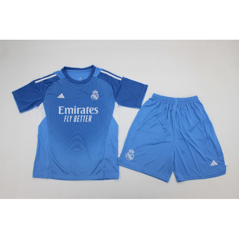 Real Madrid KIT NIÑO Portero Azul 25-26 Real Madrid KIT NIÑO Portero Azul 25-26