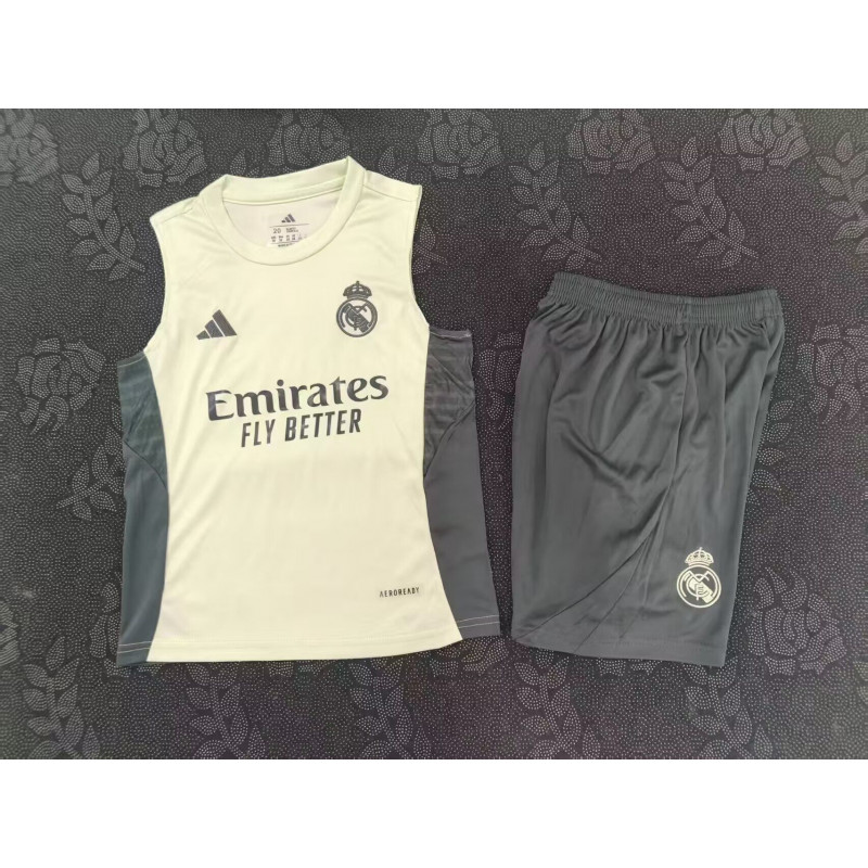 Kit Entrenamiento Real Madrid Sin Mangas Amarillo 25-26 Kit Entrenamiento Real Madrid Sin Mangas Amarillo 25-26