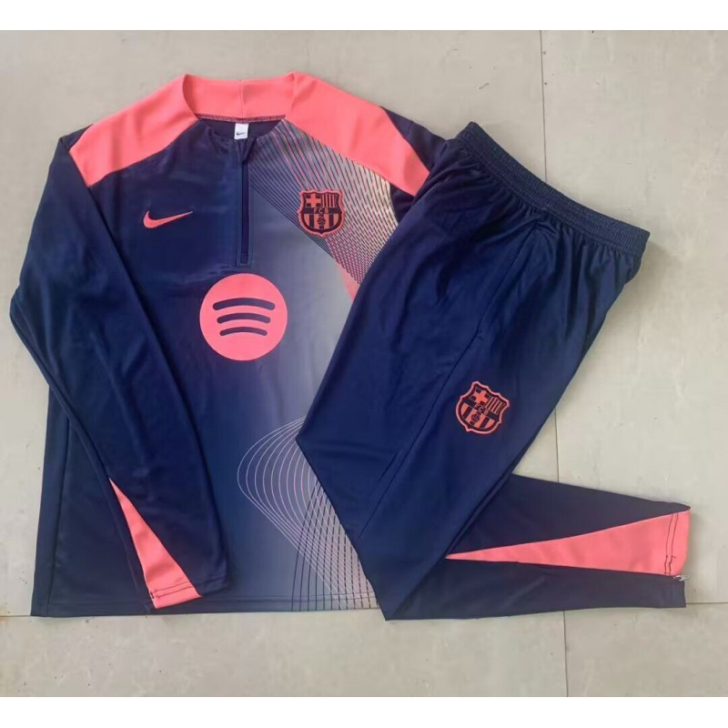 Barcelona Chandal Entrenamiento Azul Oscuro Rosa 25-26 Barcelona Chandal Entrenamiento Azul Oscuro Rosa 25-26