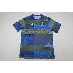 Real Madrid Entrenamiento Pre-Match Azul Verde 2025