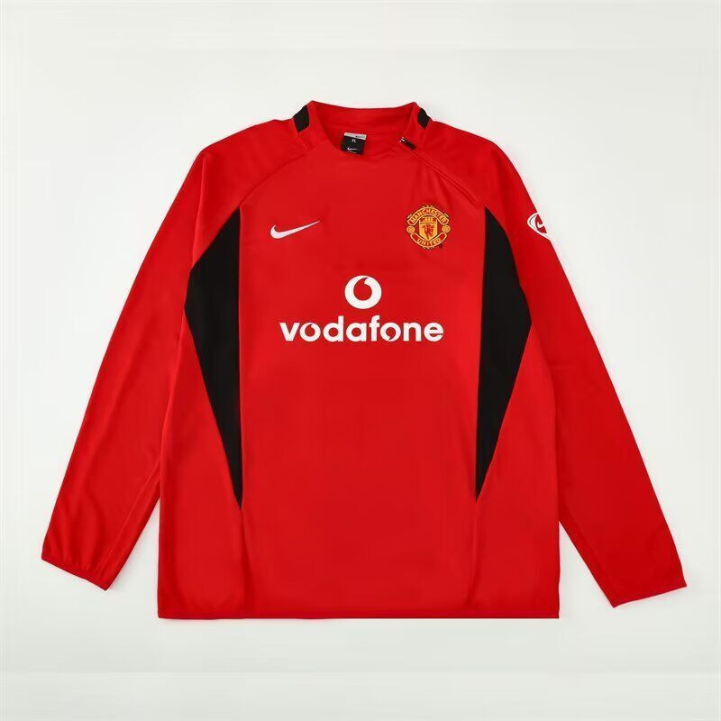 Manchester United Sudadera Retro Roja 02-03 Manchester United Sudadera Retro Roja 02-03