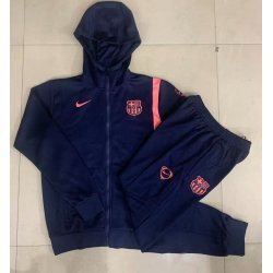 Barcelona Chandal Capucha Azul Oscuro 25-26