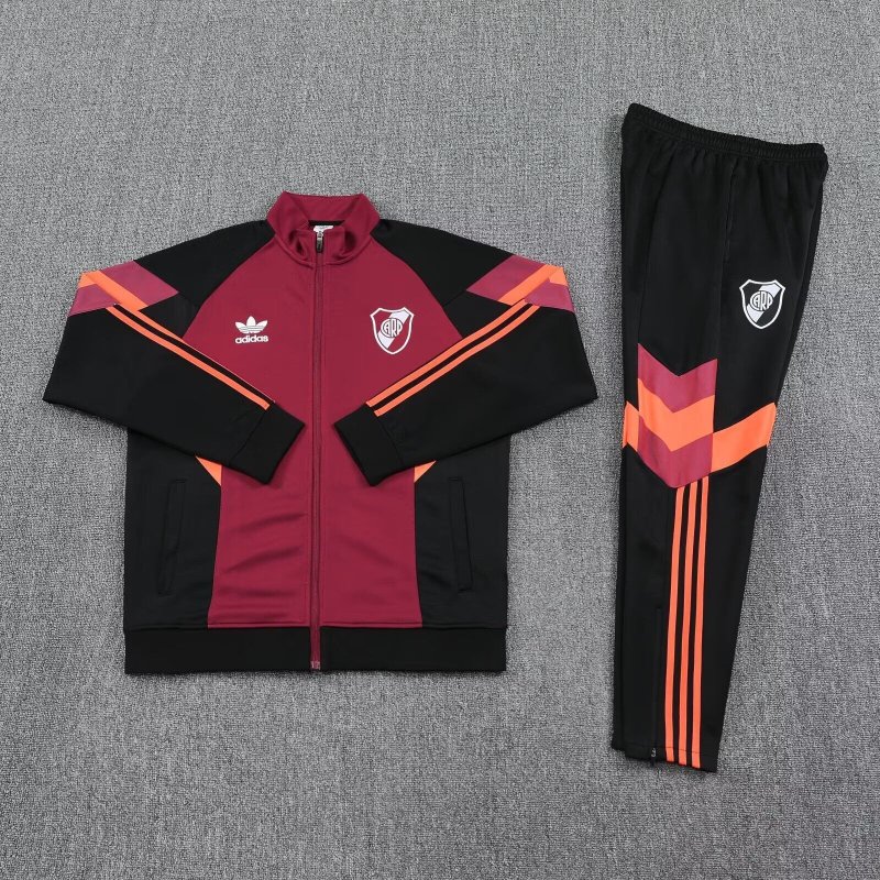 River Plate Chandal Rojo Oscuro 25-26 River Plate Chandal Rojo Oscuro 25-26