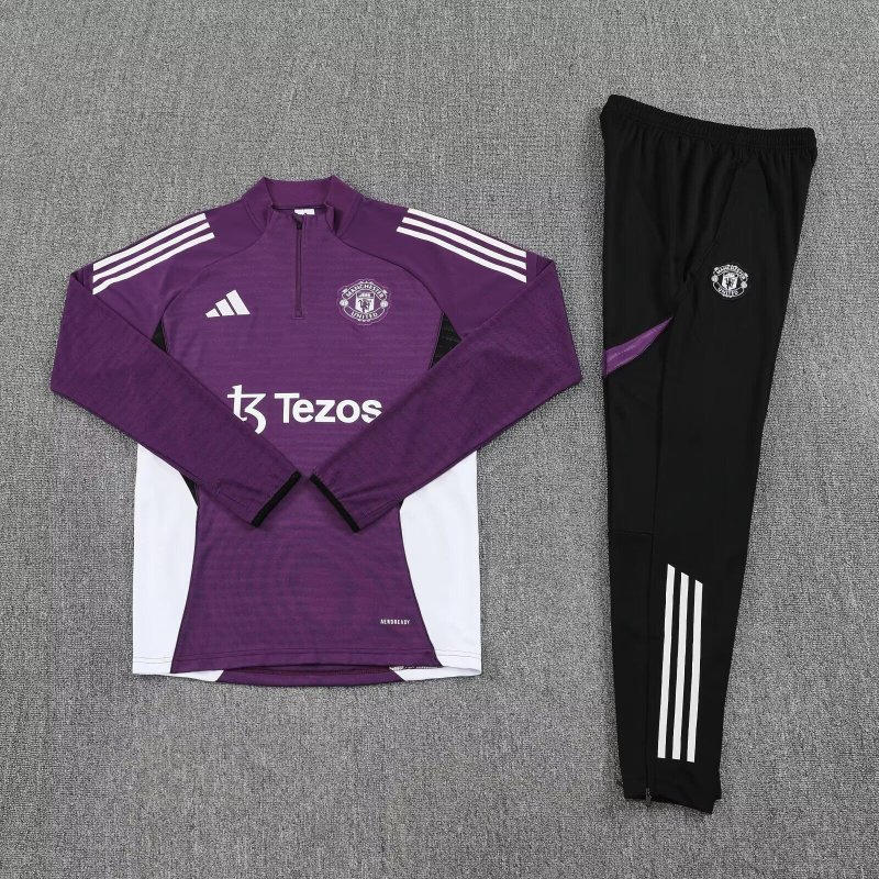 Manchester United Chandal Entrenamiento Morado Negro 25-26 Manchester United Chandal Entrenamiento Morado Negro 25-26