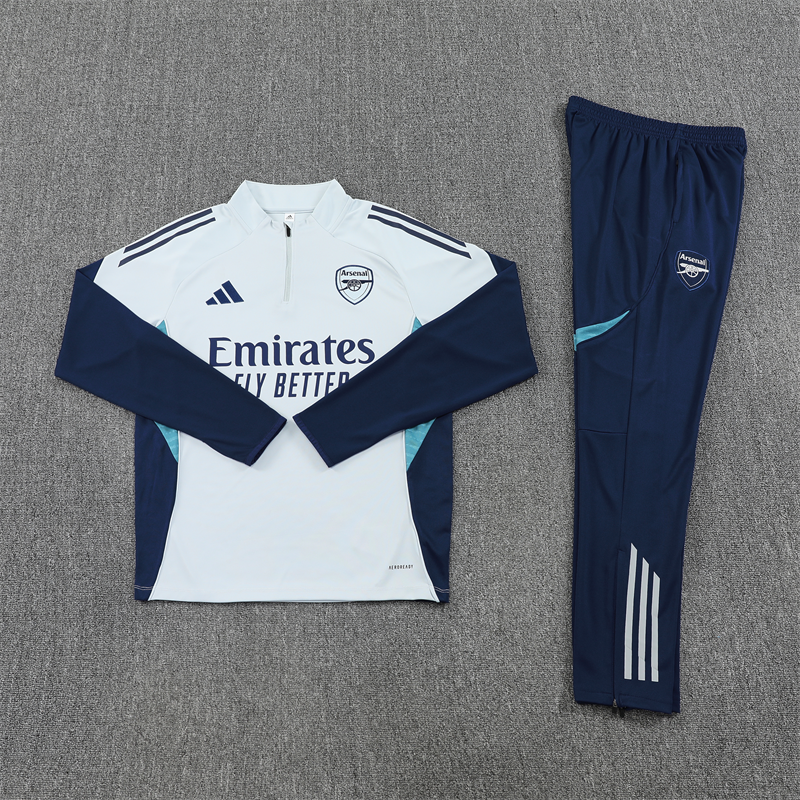 Arsenal Chandal Entrenamiento Gris Claro 25-26 Arsenal Chandal Entrenamiento Gris Claro 25-26