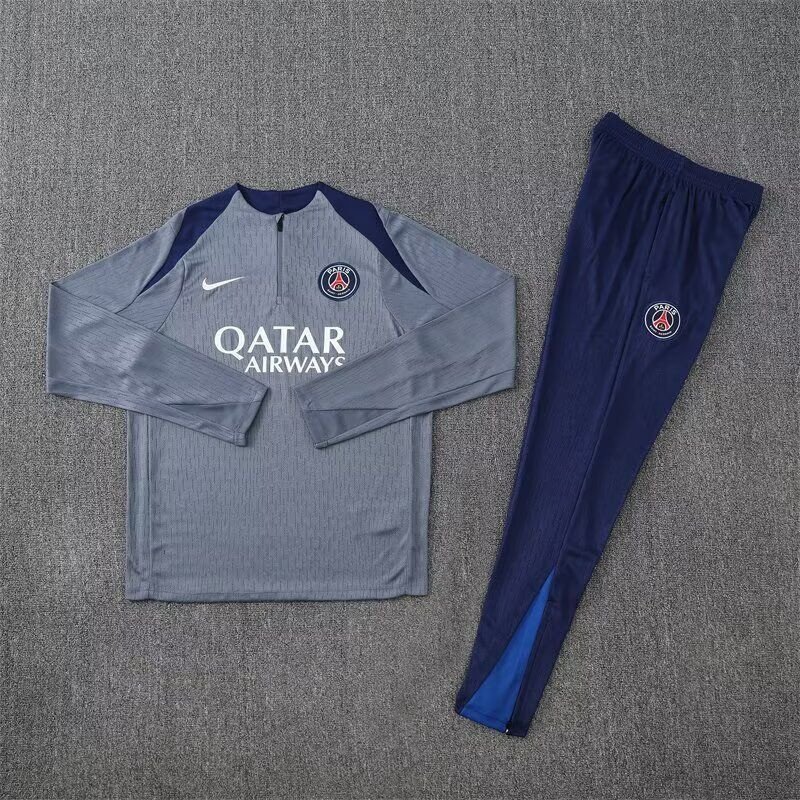 PSG Chandal Entrenamiento Gris Oscuro 25-26 PSG Chandal Entrenamiento Gris Oscuro 25-26