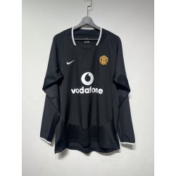 Manchester United Retro Manga Larga Visitante 03-04