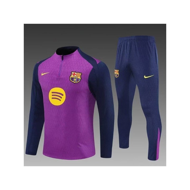 Chandal Entrenamiento Niño Barcelona Morado Azul 25-26 Chandal Entrenamiento Niño Barcelona Morado Azul 25-26