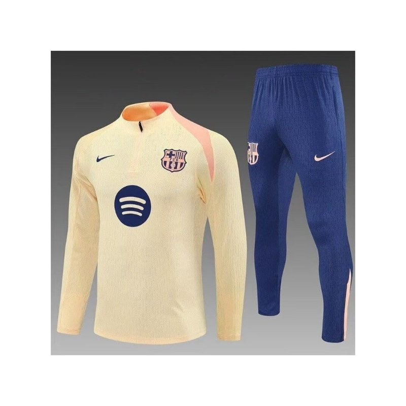 Chandal Entrenamiento Niño Barcelona Crema 25-26 Chandal Entrenamiento Niño Barcelona Crema 25-26