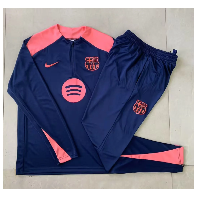Chandal Entrenamiento Niño Barcelona Azul Rosa 25-26 Chandal Entrenamiento Niño Barcelona Azul Rosa 25-26