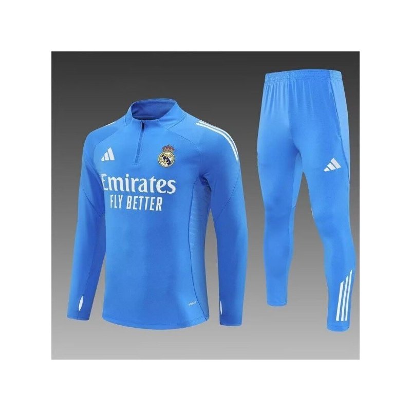 Chandal Entrenamiento Niño Real Madrid Azul 25-26 Chandal Entrenamiento Niño Real Madrid Azul 25-26