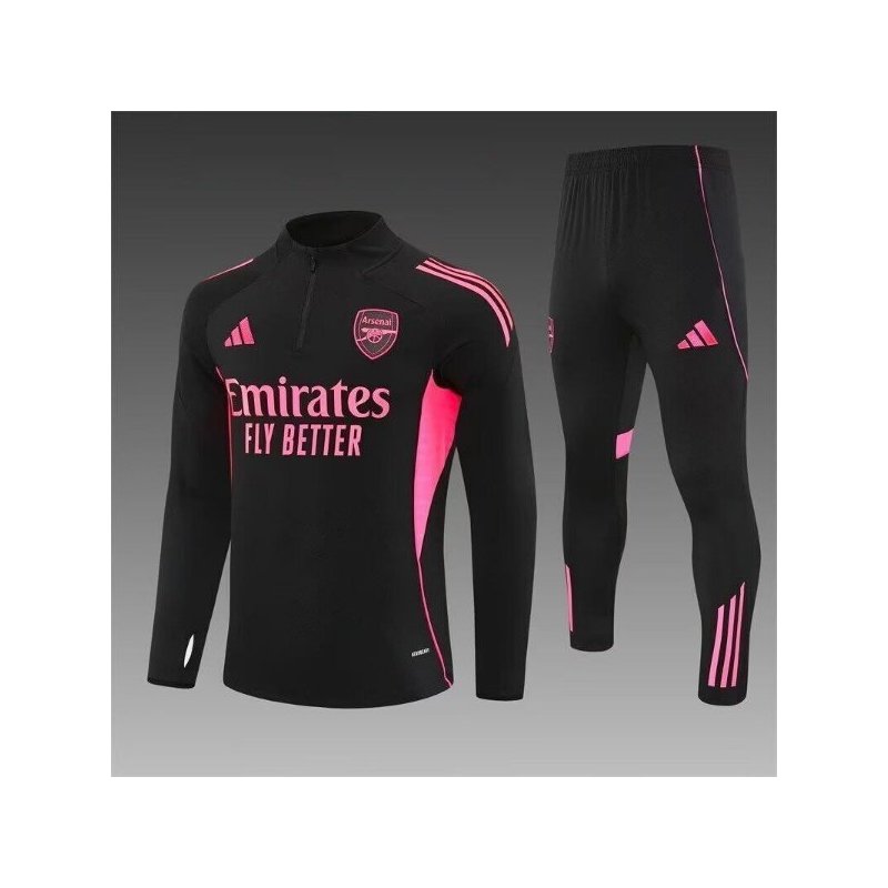 Chandal Niño Entrenamiento Arsenal Negro Rosa 25-26 Chandal Niño Entrenamiento Arsenal Negro Rosa 25-26