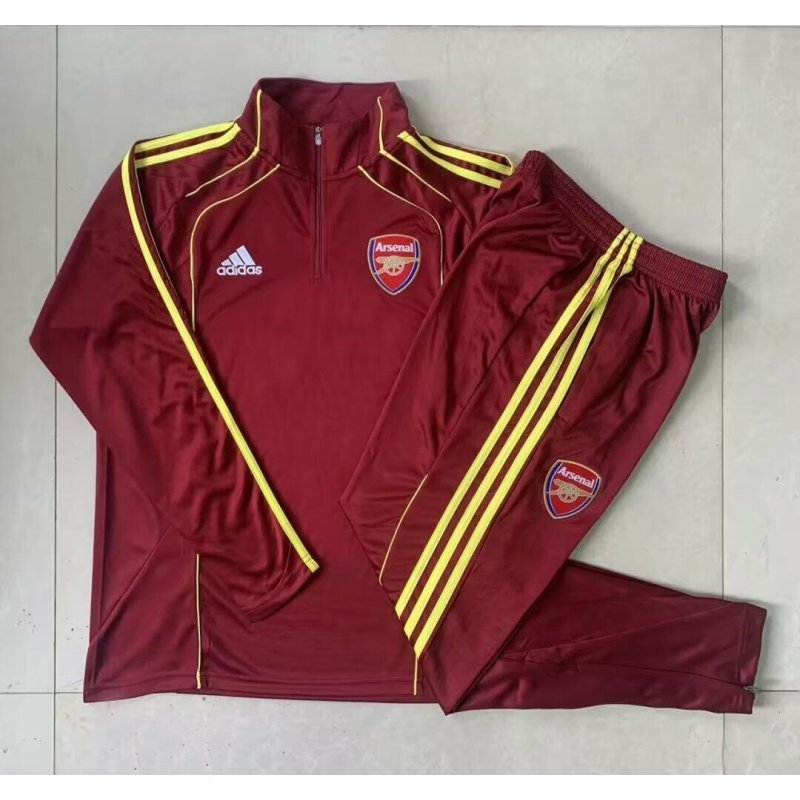 Chandal Niño Entrenamiento Arsenal Rojo Dorado 25-26 Chandal Niño Entrenamiento Arsenal Rojo Dorado 25-26