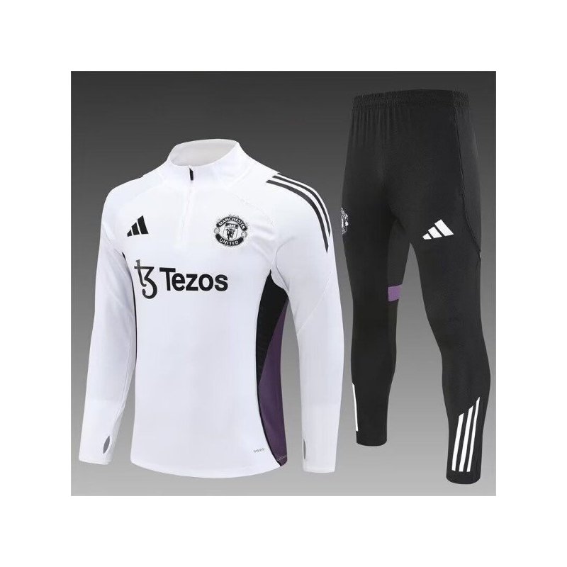 Chandal Niño Entrenamiento Manchester United Blanco 25-26 Chandal Niño Entrenamiento Manchester United Blanco 25-26