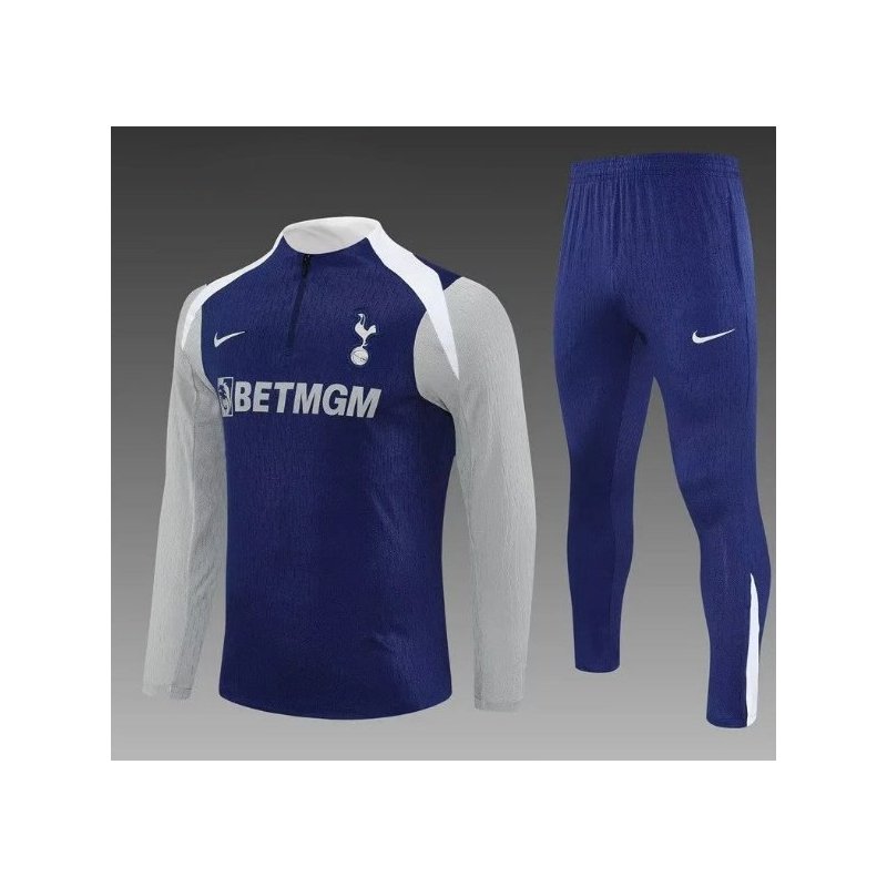 Chandal Niño Entrenamiento Tottenham Azul Gris 25-26 Chandal Niño Entrenamiento Tottenham Azul Gris 25-26