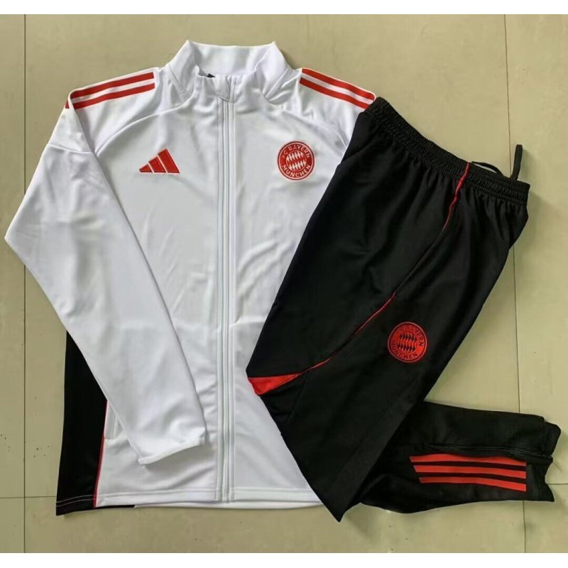 Chandal Niño Bayern Munich Blanco Negro 25-26 Chandal Niño Bayern Munich Blanco Negro 25-26