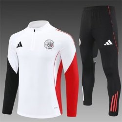 Chandal Niño Entrenamiento Ajax Blanco Negro Rojo 25-26