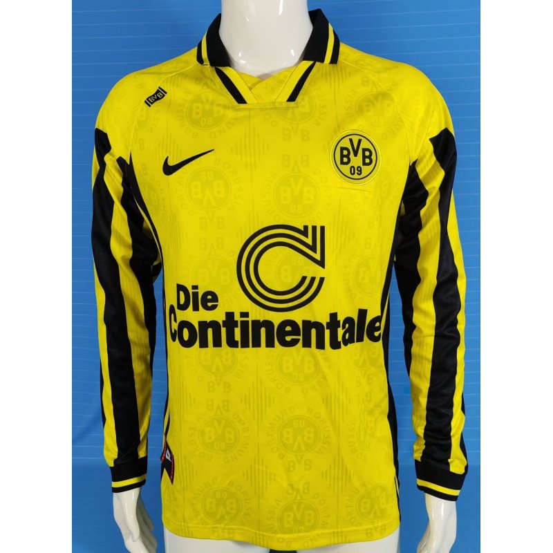 Borussia Dortmund Retro Manga Larga Local 96-97 Borussia Dortmund Retro Manga Larga Local 96-97