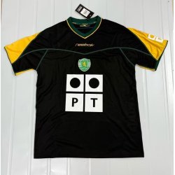 Sporting de Lisboa Retro Visitante Negra 03-04
