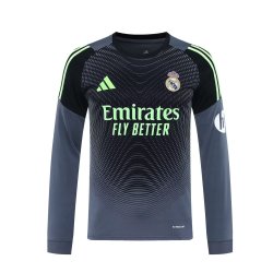 Real Madrid Manga Larga Portero Azul Oscura 25-26