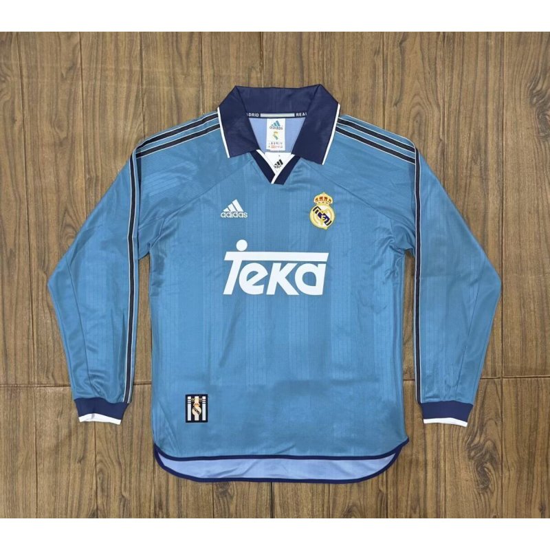 Real Madrid Retro Manga Larga Tercera 99-01 Real Madrid Retro Manga Larga Tercera 99-01