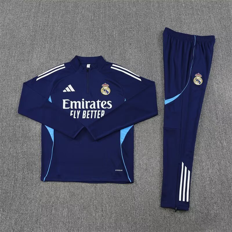 Real Madrid Chandal Entrenamiento Azul Oscuro 25-26