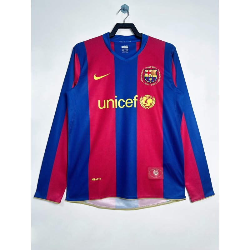 Barcelona Retro Manga Larga Local 07-08