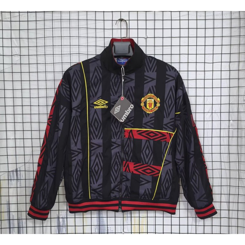 Manchester United Cortavientos Negro 93-95