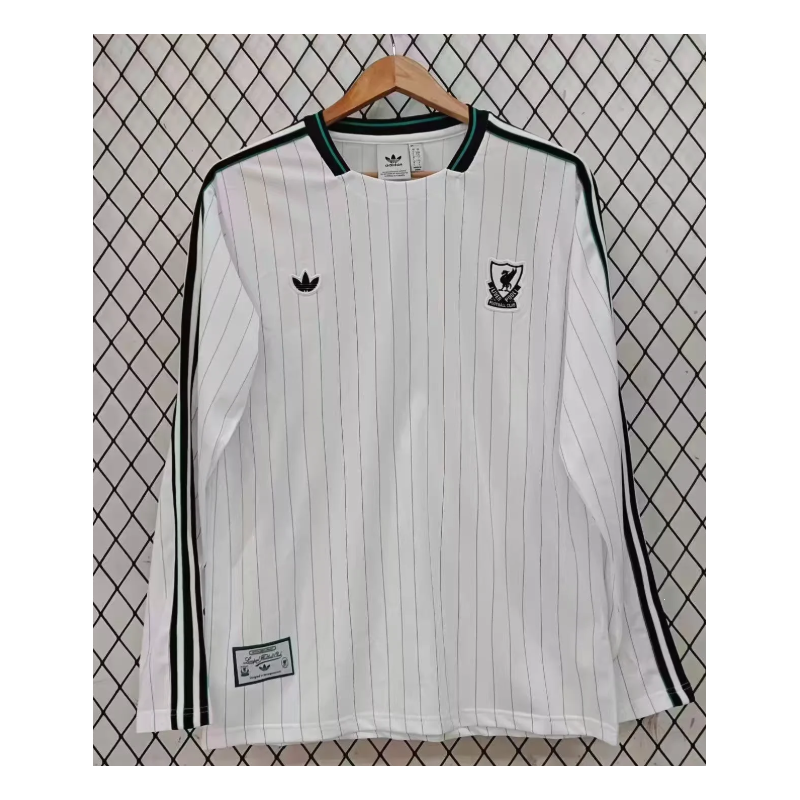 Liverpool Manga Larga Icon Blanca 25-26