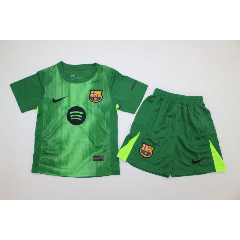 Barcelona KIT NIÑO Portero Verde 25-26 Barcelona KIT NIÑO Portero Verde 25-26