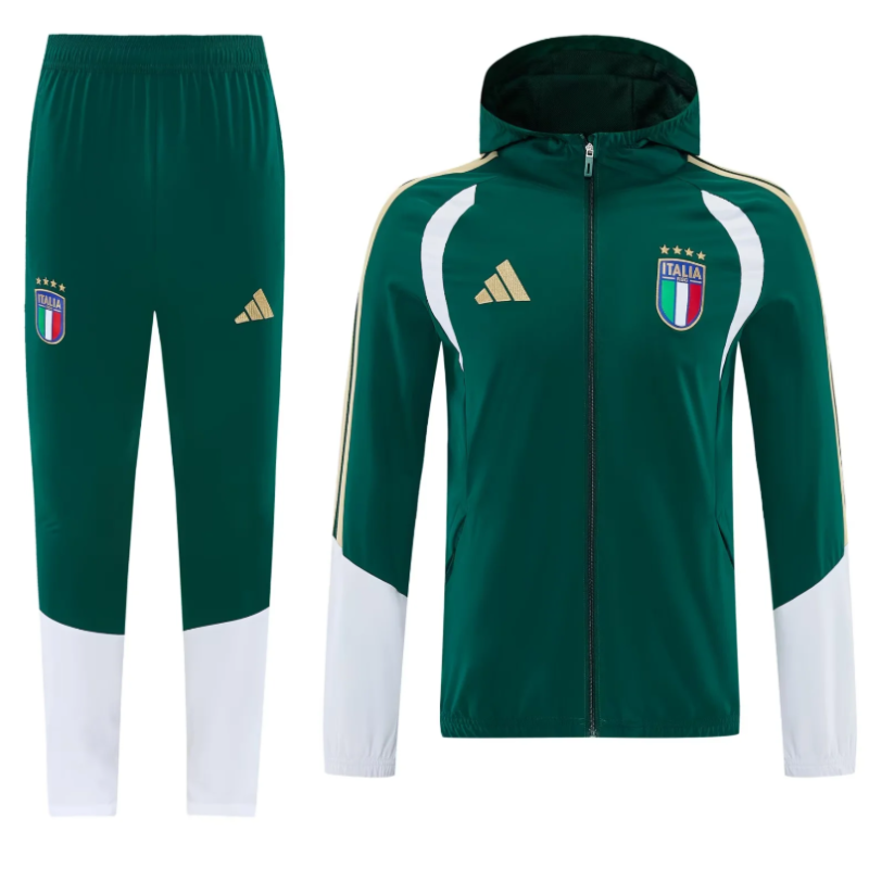 Italia Chandal Cortavientos Verde 2026