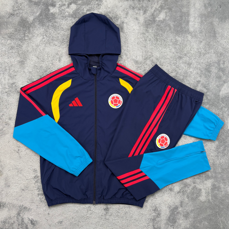 Colombia Chandal Cortavientos Azul 2026