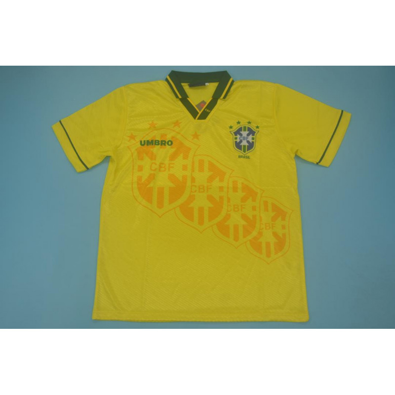 Brasil Retro Cuatro Estrellas Local 1994-1995 Brasil Retro Cuatro Estrellas Local 1994-1995
