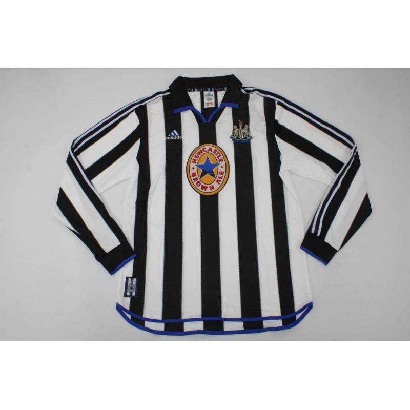 Newcastle Retro Manga Larga Local 99-00 Newcastle Retro Manga Larga Local 99-00