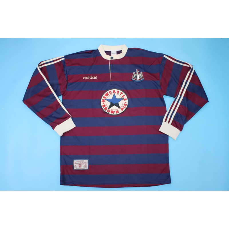 Newcastle Retro Manga Larga Visitante 95-96 Newcastle Retro Manga Larga Visitante 95-96
