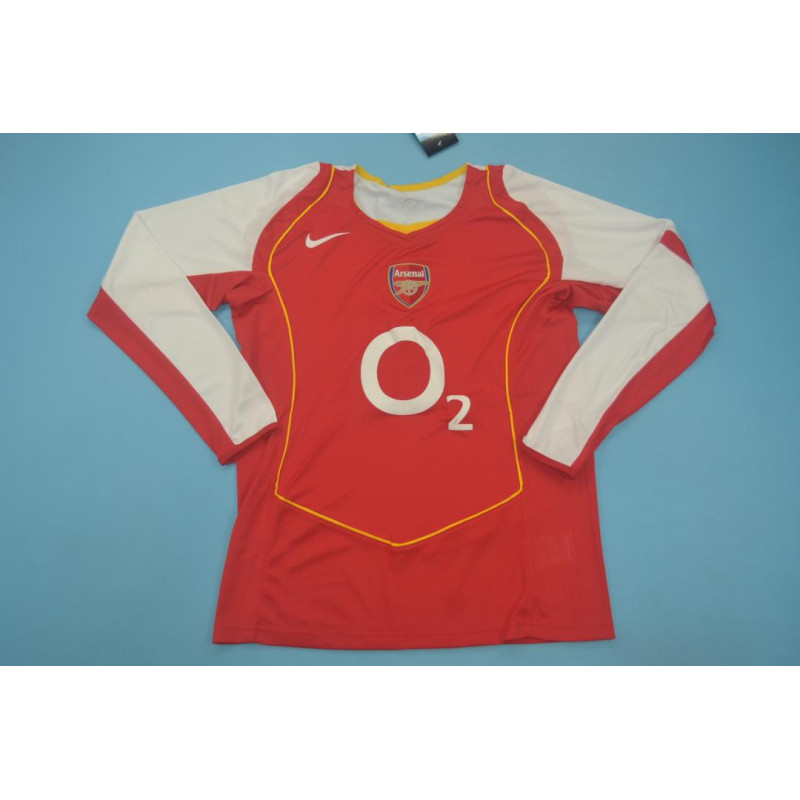 Arsenal Retro Manga Larga Local 04-05 Arsenal Retro Manga Larga Local 04-05