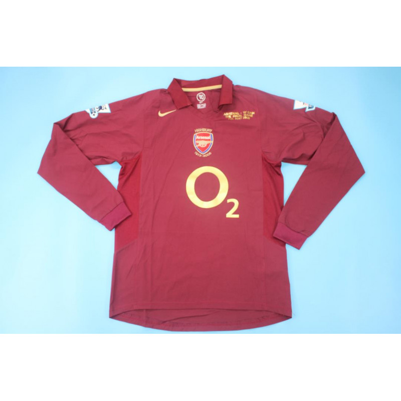 Arsenal Retro Manga Larga Highbury Final Game 05-06 Arsenal Retro Manga Larga Highbury Final Game 05-06